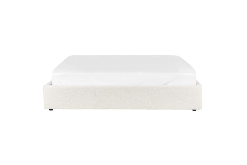 Dubbelsäng Dinan med lamellram Vit, 180x200 cm - Vit, 180x200 cm - Möbler - Säng - Säng med förvaring