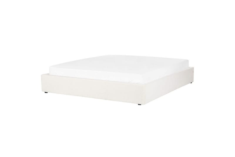 Dubbelsäng Dinan med lamellram Vit, 180x200 cm - Vit, 180x200 cm - Möbler - Säng - Säng med förvaring