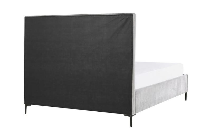 Dubbelsäng med förvaring 180x200 cm SEZANNE - Grå - Möbler - Säng - Säng med förvaring - Dubbelsäng med förvaring