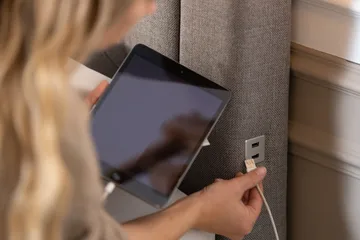 Alessia Förvaringssäng med LED-belysning 160x200 - Grå - Möbler - Säng - Säng med förvaring