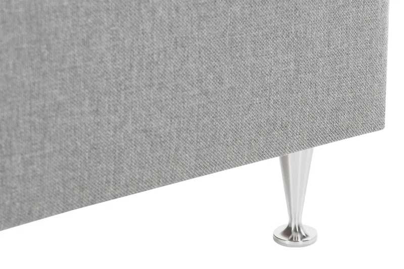 Alessia Förvaringssäng med LED-belysning 160x200 - Grå - Möbler - Säng - Säng med förvaring