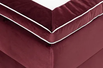 Alessia Förvaringssäng med LED-belysning 160x200 - Röd - Möbler - Säng - Säng med förvaring