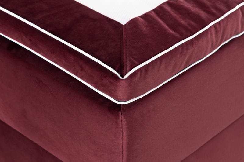 Alessia Förvaringssäng med LED-belysning 160x200 - Röd - Möbler - Säng - Säng med förvaring