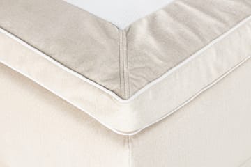 Alessia Komplett Sängpaket med Förvaring LED-belysning 160x200 cm - Biege - Möbler - Säng - Säng med förvaring