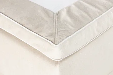 Alessia Komplett Sängpaket med Förvaring LED-belysning 180x200 cm - Beige - Möbler - Säng - Säng med förvaring