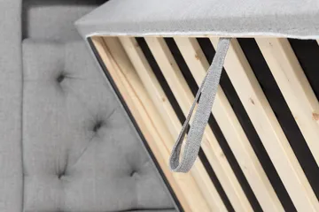 Alessia Komplett Sängpaket med Förvaring LED-belysning 180x200 cm - Grå - Möbler - Säng - Säng med förvaring