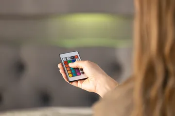 Alessia Komplett Sängpaket med Förvaring LED-belysning 180x200 cm - Grå - Möbler - Säng - Säng med förvaring