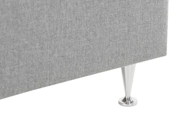 Alessia Komplett Sängpaket med Förvaring LED-belysning 180x200 cm - Grå - Möbler - Säng - Säng med förvaring