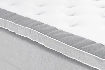 Alessia Komplett Sängpaket med Förvaring LED-belysning 180x200 cm - Grå - Möbler - Säng - Säng med förvaring