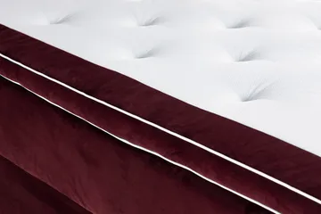 Alessia Komplett Sängpaket med Förvaring LED-belysning 180x200 cm - Röd - Möbler - Säng - Säng med förvaring