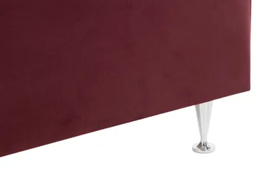 Alessia Komplett Sängpaket med Förvaring LED-belysning 180x200 cm - Röd - Möbler - Säng - Säng med förvaring