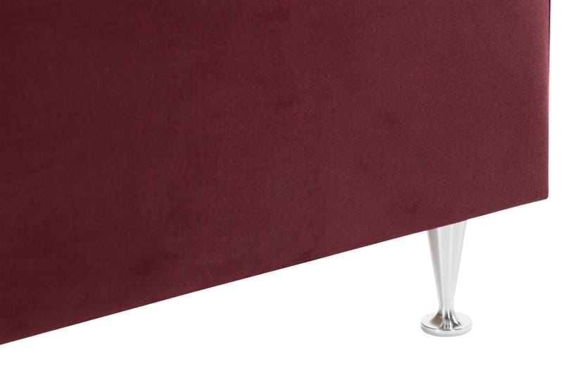 Alessia Komplett Sängpaket med Förvaring LED-belysning 180x200 cm - Röd - Möbler - Säng - Säng med förvaring