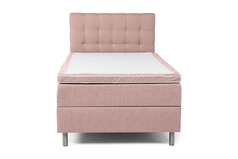 Box Bed Suset 120x200 - Rosa - Dubbelsäng med förvaring - Säng med förvaring