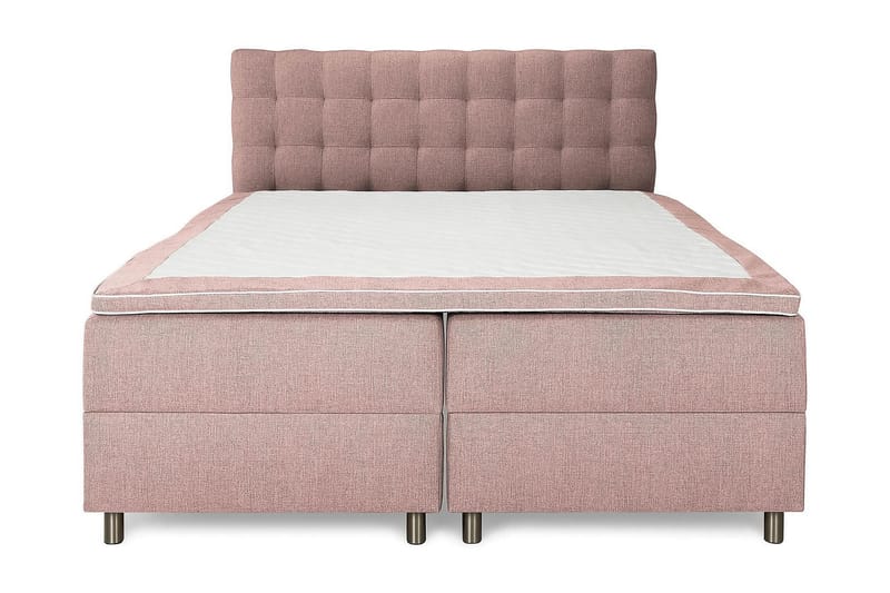Box Bed Suset 160x200 - Rosa - Möbler - Säng - Säng med förvaring - Dubbelsäng med förvaring