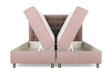 Box Bed Suset 160x200 - Rosa - Möbler - Säng - Säng med förvaring - Dubbelsäng med förvaring