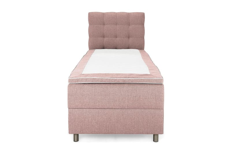 Box Bed Suset 80x200 - Rosa - Dubbelsäng med förvaring - Säng med förvaring