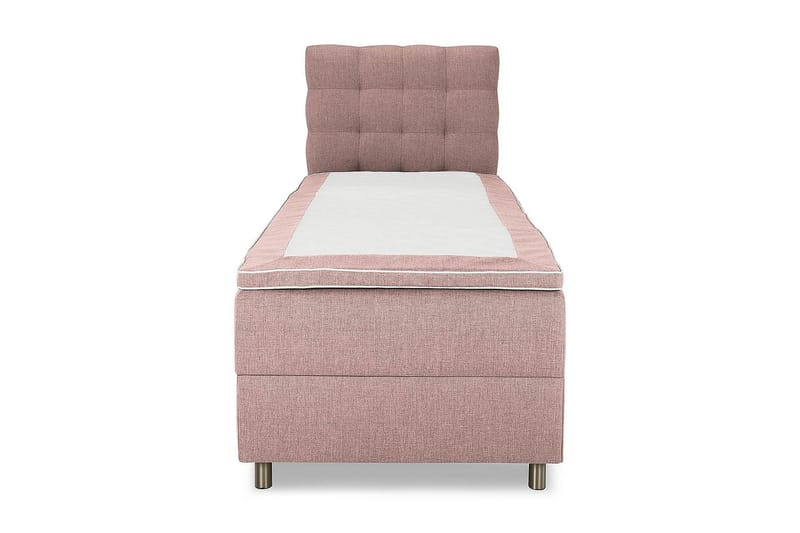 Box Bed Suset 90x200 - Rosa - Dubbelsäng med förvaring - Säng med förvaring