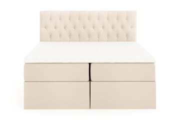 Boxy Box Bed 160x200 cm - Beige - Möbler - Säng - Säng med förvaring