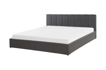 Dreuxa Förvaringssäng 180x200 cm - Konstläder/Grå - Möbler - Säng - Säng med förvaring