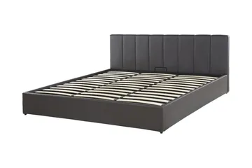 Dreuxa Förvaringssäng 180x200 cm - Konstläder/Grå - Möbler - Säng - Säng med förvaring