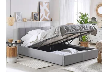 Dreuxa Förvaringssäng 180x200 cm - Ljusgrå - Möbler - Säng - Säng med förvaring