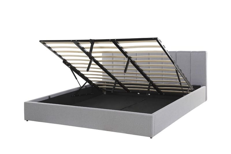 Dreuxa Förvaringssäng 180x200 cm - Ljusgrå - Möbler - Säng - Säng med förvaring