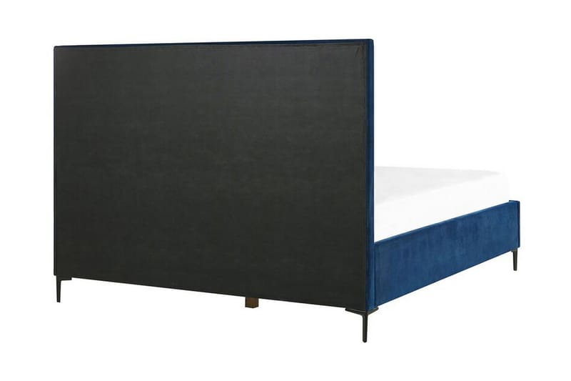 Dubbelsäng med förvaring 160x200 cm SEZANNE - Blå - Möbler - Säng - Säng med förvaring - Dubbelsäng med förvaring
