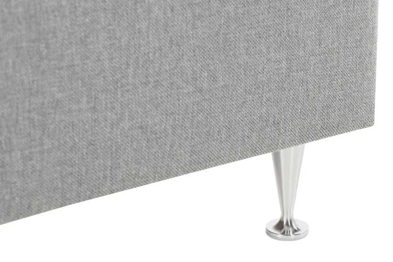 Förvaringssäng Alessia med LED-belysning 160x200 - Grå - Möbler - Säng - Säng med förvaring