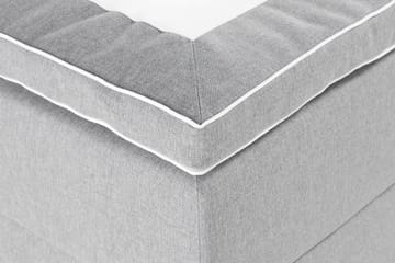 Förvaringssäng Alessia med LED-belysning 160x200 - Grå - Möbler - Säng - Säng med förvaring