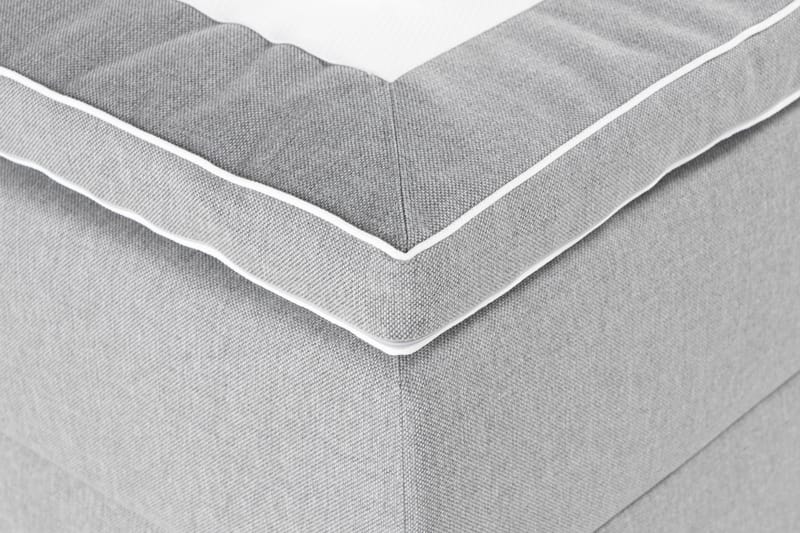 Förvaringssäng Alessia med LED-belysning 160x200 - Grå - Möbler - Säng - Säng med förvaring