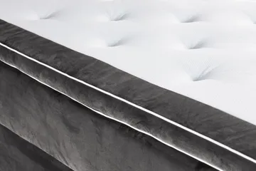 Förvaringssäng Alessia med LED-belysning 160x200 - Mörkgrå - Möbler - Säng - Säng med förvaring