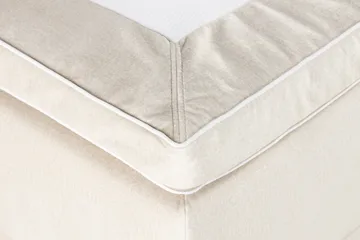 Förvaringssäng Alessia med LED-belysning 180x200 - Beige - Möbler - Säng - Säng med förvaring