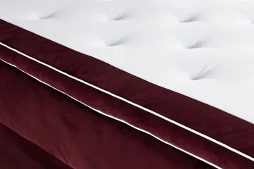 Förvaringssäng Alessia med LED-belysning 180x200 - Röd - Möbler - Säng - Säng med förvaring