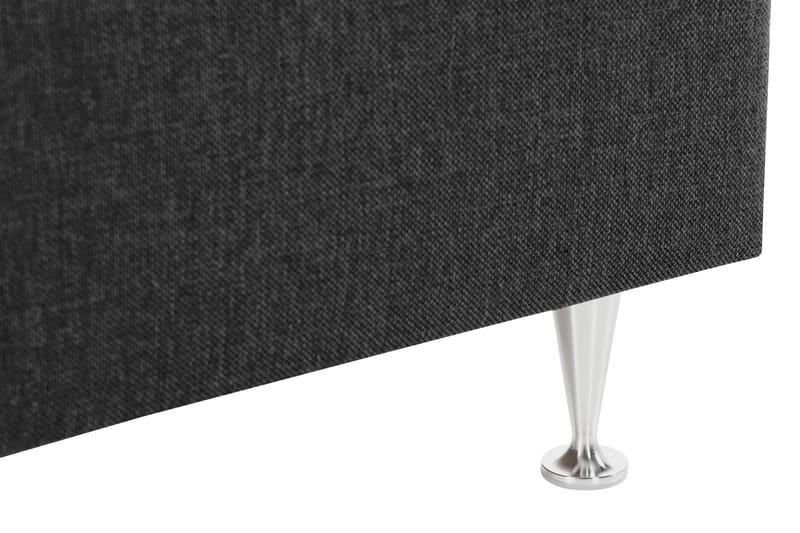 Förvaringssäng Alessia med LED-belysning 180x200 - Svart - Möbler - Säng - Säng med förvaring