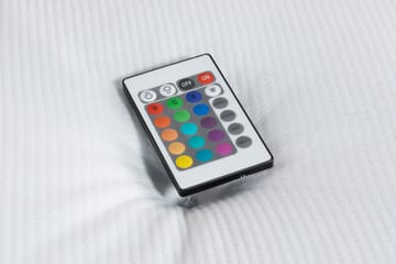 Förvaringssäng Monopoli med LED-belysning 180x200 - Beige - Möbler - Säng - Säng med förvaring - Dubbelsäng med förvaring