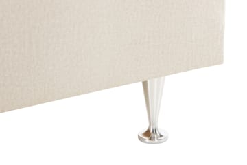 Förvaringssäng Monopoli med LED-belysning 180x200 - Beige - Möbler - Säng - Säng med förvaring - Dubbelsäng med förvaring