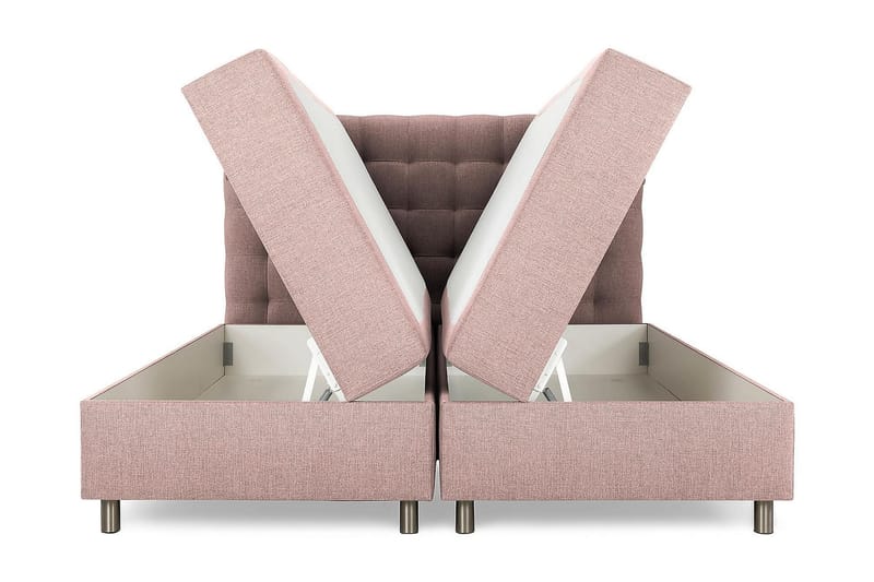 Montana Dubbelsäng med förvaring 160x200 cm - Rosa - Möbler - Säng - Säng med förvaring - Dubbelsäng med förvaring
