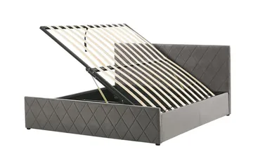 Rochefort Förvaringssäng 160x200 cm - Sammet/Grå - Möbler - Säng - Säng med förvaring