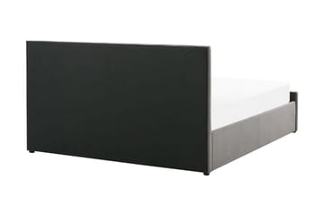 Rochefort Förvaringssäng 160x200 cm - Sammet/Grå - Möbler - Säng - Säng med förvaring