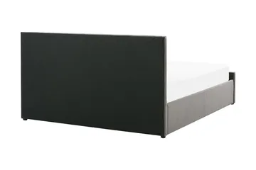 Rochefort Förvaringssäng 160x200 cm - Sammet/Grå - Möbler - Säng - Säng med förvaring