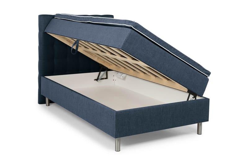 Sängpaket Suset Box Bed 120x200 - Mörkblå - Möbler - Säng - Säng med förvaring