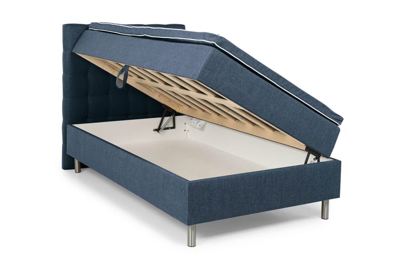Sängpaket Suset Box Bed 140x200 - Mörkblå - Möbler - Säng - Säng med förvaring