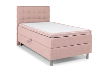 Sängpaket Suset Box Bed 140x200 - Rosa - Möbler - Säng - Säng med förvaring - Dubbelsäng med förvaring