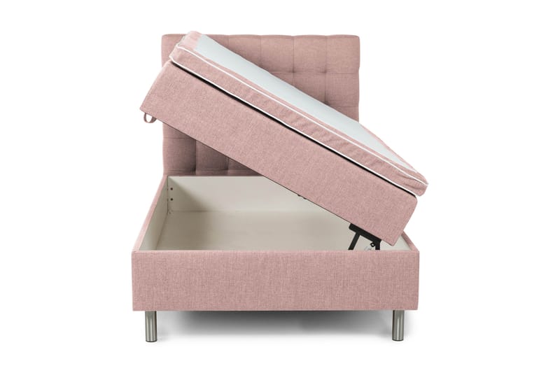 Sängpaket Suset Box Bed 140x200 - Rosa - Möbler - Säng - Säng med förvaring - Dubbelsäng med förvaring