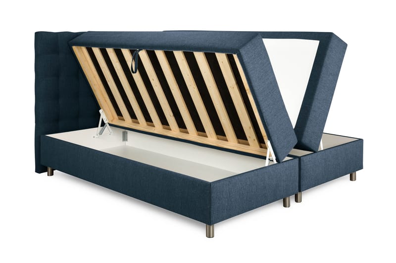 Sängpaket Suset Box Bed 160x200 - Mörkblå - Möbler - Säng - Säng med förvaring