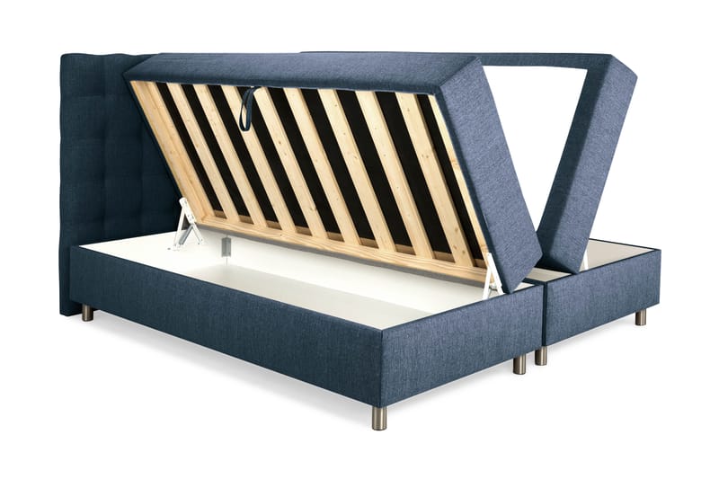 Sängpaket Suset Box Bed 180x200 - Mörkblå - Möbler - Säng - Säng med förvaring