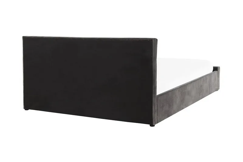 Saleux Förvaringssäng 180x200cm - Sammet/Grå - Möbler - Säng - Säng med förvaring