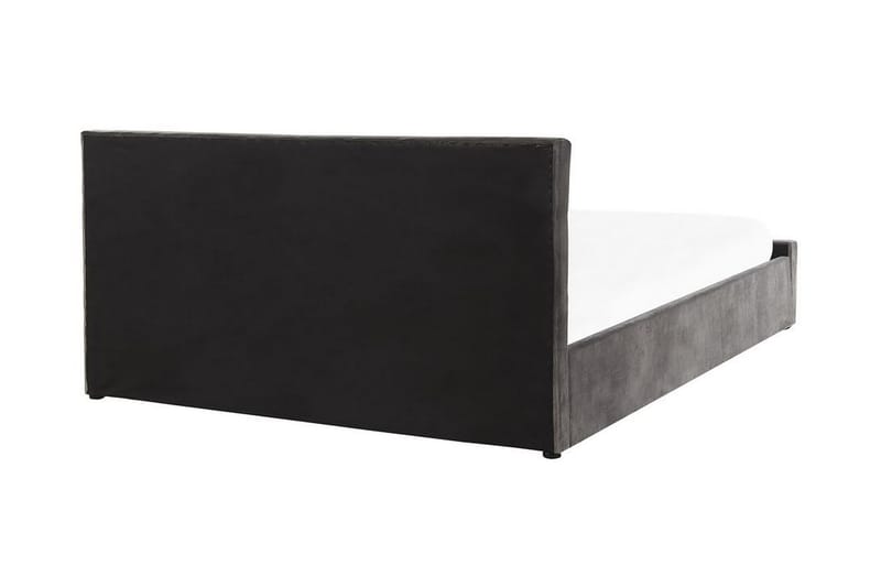 Saleux Förvaringssäng 180x200cm - Sammet/Grå - Möbler - Säng - Säng med förvaring