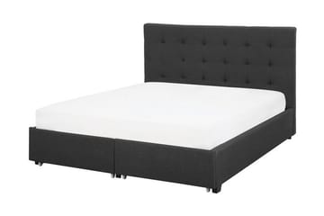 Dubbelsäng Mooneyrow med Förvaring 140x200 - Grå - Möbler - Säng - Säng med förvaring