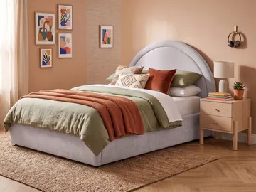Dubbelsäng Mouzon 140x200 cm - Taupe - Möbler - Säng - Säng med förvaring